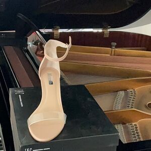 INC International Concepts Women's Nude Heeled Sandals